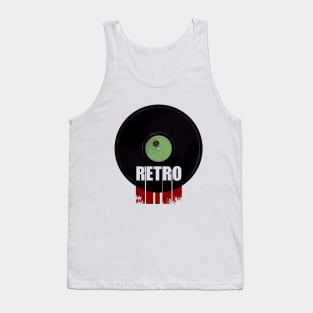 Retro Phonograph Record Tank Top